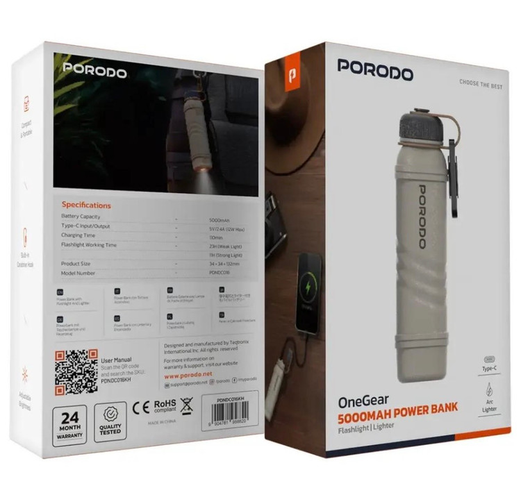 پاوربانک Porodo OneGear 5000mAh