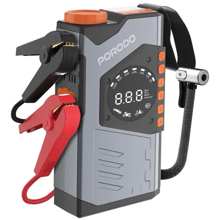 جامپاستارتر و پاوربانک خودرو پرودو مدل Porodo VoltBoost 10000mAh PDPBA10GY