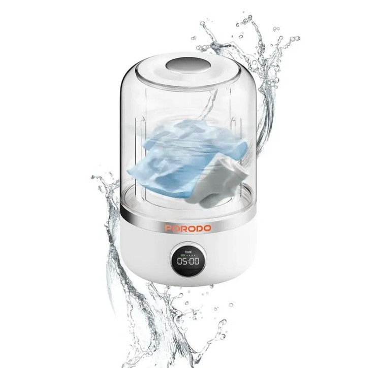 مینی واش قابل حمل پرودو Porodo Lifestyle Cordless Mini Washing Machine