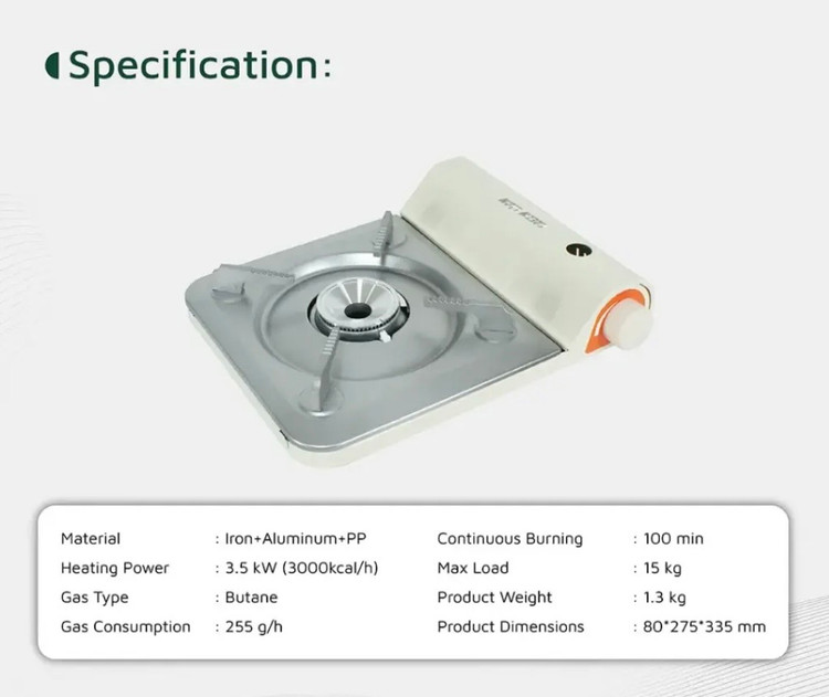 اجاق سفری گرین لاین Green Lion Portable Outdoor Stove 3.5KW