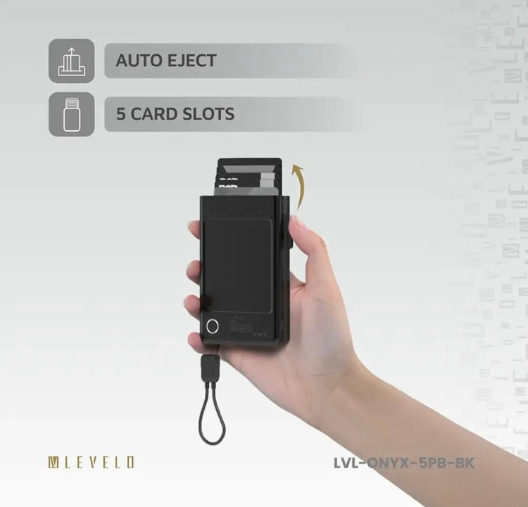 پاوربانک Levelo Onyx 5000mAh مدل LVL-ONYX-5PB-BK