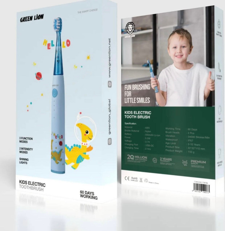 مسواک برقی کودک گرین لاین Green Lion Kids Electric Toothbrush