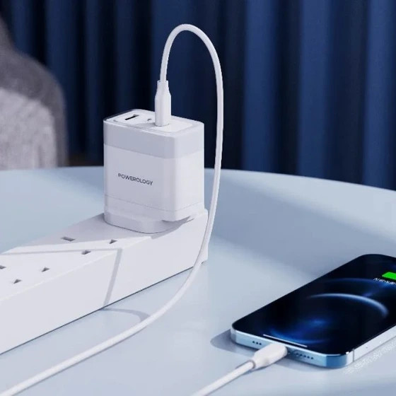 شارژر Powerology LUNEX Series | Fast Charging Adapter