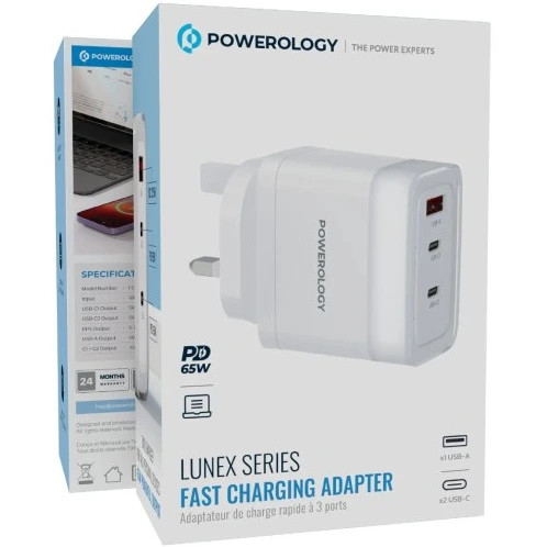 شارژر Powerology LUNEX Series | Fast Charging Adapter