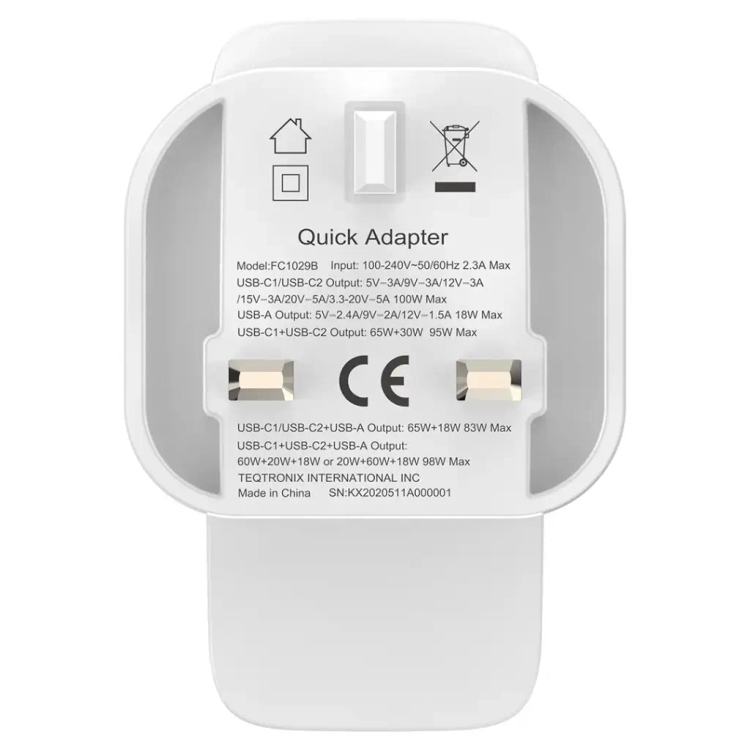 شارژر Powerology LUNEX Series | Fast Charging Adapter