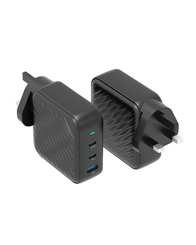 شارژر Powerology 140W Dual PD GaN Charger