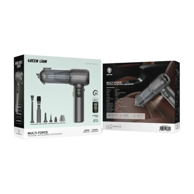 جتفت(جاروشارژی) و دمنده خودرو گرین لاینMULTI-FORCE