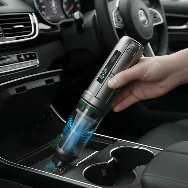 جارو شارژی گرین لاین GLV-15 | جاروبرقی + دمنده + Air Duster
