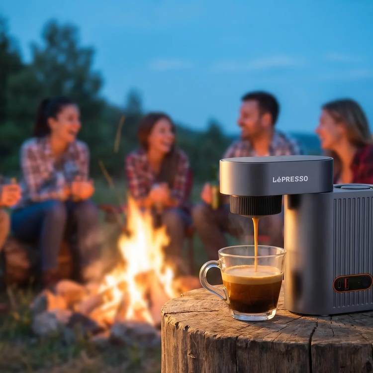 اسپرسوساز قابل حمل لپرسو Lepresso BrewCell با باتری 27000mAh